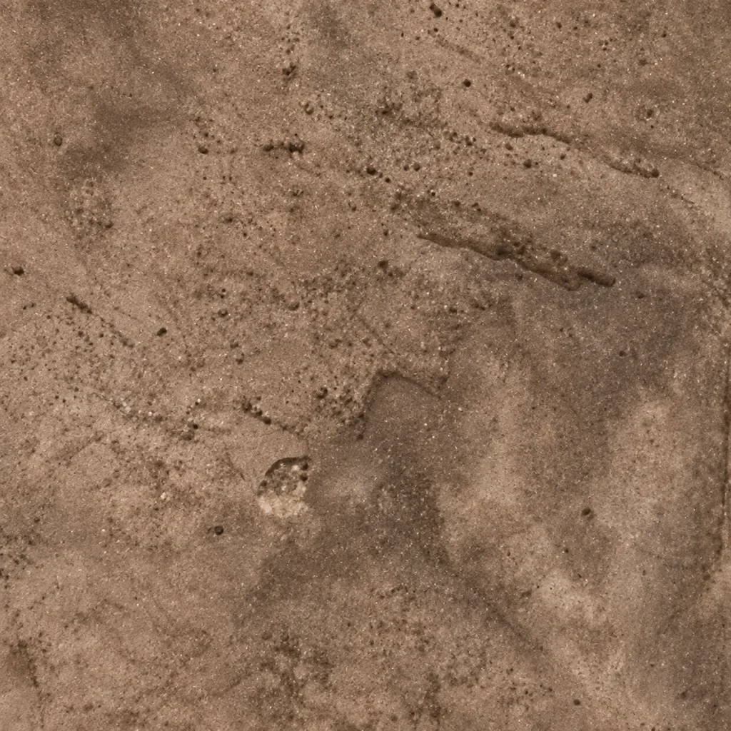 Mud Earth — a bespoke Rumett cast surface in deep earth brown